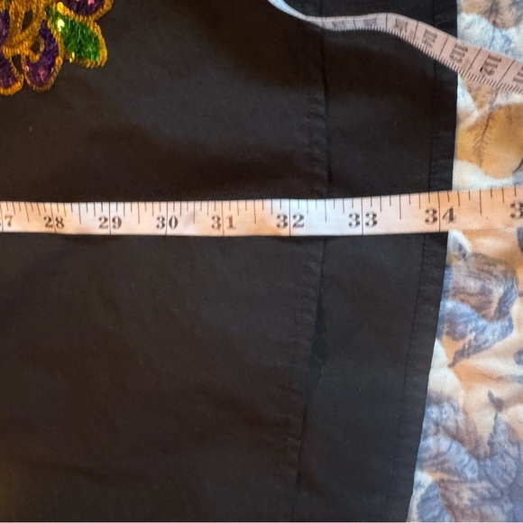 Peach Love California Black Mardi Gras Dress - Picture 6 of 7